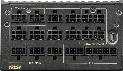Zasilacz MSI MEG Ai1600T 1600W PCIE5 80+ Titanium ATX 3.1