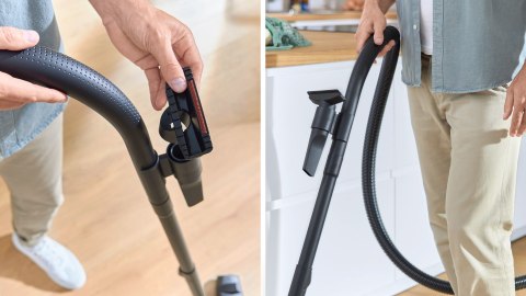 Odkurzacz workowy Bosch BGB38BA1 (600W; czarny) (WYPRZEDAŻ)