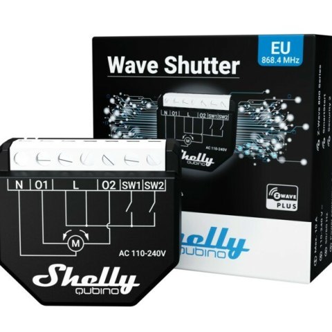 Shelly Qubino Wave Shutter - Inteligentny sterownik rolet z Z-Wave