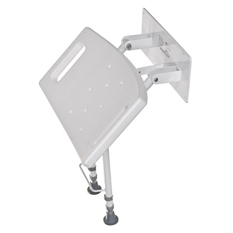 Krzesło prysznicowe składane przyścienne