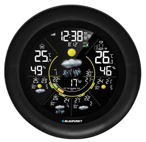 Stacja pogodowa BLAUPUNKT WS65BK APP, czarny