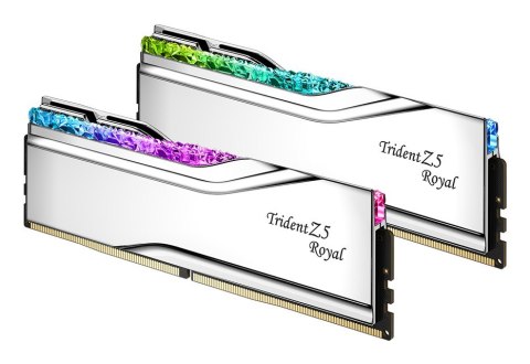 G.SKILL TRIDENT Z5 ROYAL RGB DDR5 2X16GB 6000MHZ CL28 SILVER F5-6000J2836G16GX2-TR5S