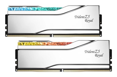 G.SKILL TRIDENT Z5 ROYAL RGB DDR5 2X16GB 6000MHZ CL28 SILVER F5-6000J2836G16GX2-TR5S