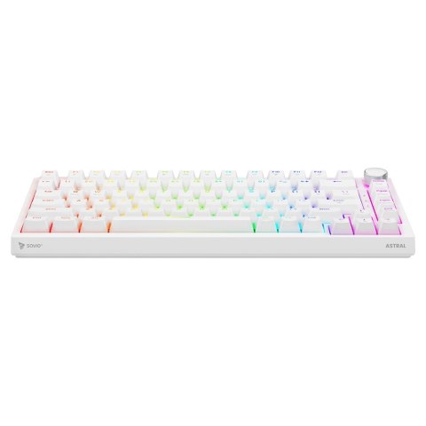SAVIO KLAWIATURA MECHANICZNA ASTRAL WHITE OUTEMU WHITE JADE RGB