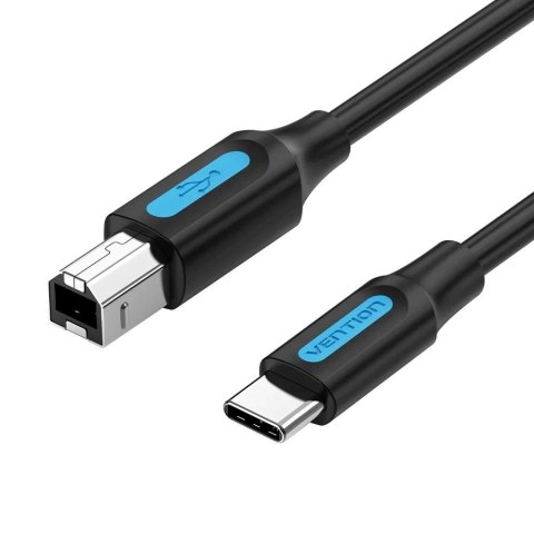 Kabel do drukarki USB 2.0 typu C męski na typ B męski 1m