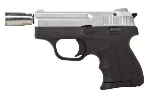 Pistolet hukowy alarmowo sygnałowy STALKER M906 BAS kal. .22 Long Blank (6 mm) Chrom błysk