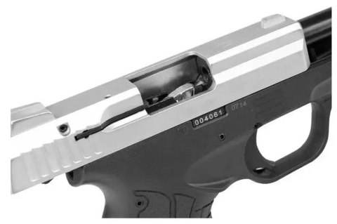 Pistolet hukowy alarmowo sygnałowy STALKER M906 BAS kal. .22 Long Blank (6 mm) Chrom błysk