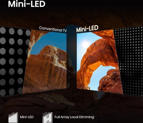 Telewizor Hisense 65U7Q ULED 65'' 4K Ultra HD VIDAA Dolby Atmos DVB-T2 Czarny