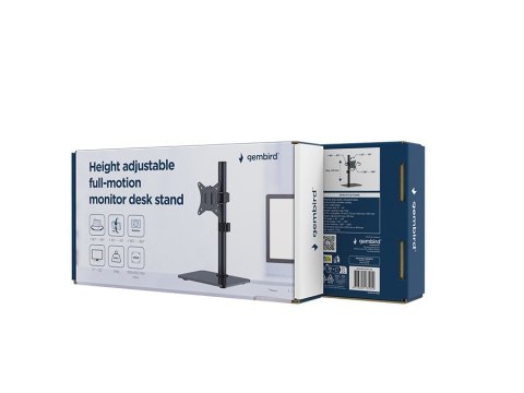 GEMBIRD STOJAK NA MONITOR Z REGULACJĄ WYSOKOŚCI 17"-32", DO 9KG