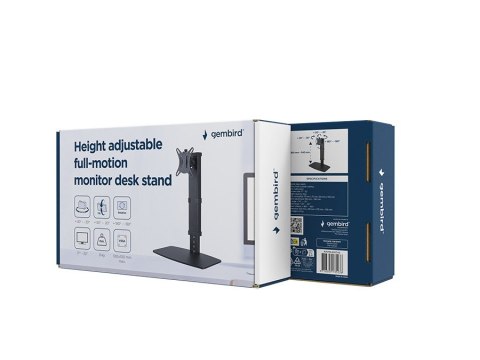 GEMBIRD STOJAK NA MONITOR Z REGULACJĄ WYSOKOŚCI 17"-32", DO 8KG