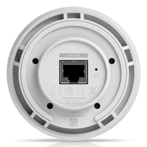 Kamera Ubiquti UniFi G6 Bullet White (UVC-G6-BULLET-W) 8MP 3840 x 2160 (16:9) IP66 IK04 9,9W