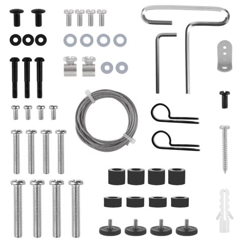 MACLEAN UCHWYT STOJAK PODŁOGOWY DO TELEWIZORA, 32-70", MAX. VESA 400X400, MAX. 40KG MC-494