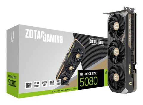 Karta graficzna ZOTAC GAMING GeForce RTX 5080 SOLID CORE 16GB