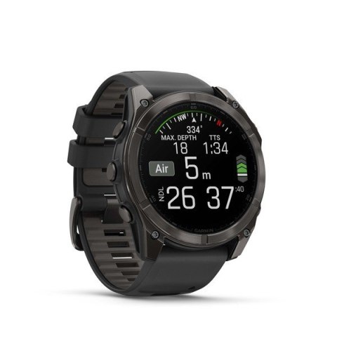 Zegarek sportowy Garmin Fenix 8 AMOLED 51mm Czarny