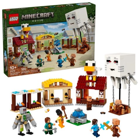 LEGO Minecraft 21273 Atak balonowego Ghasta na wioskę (WYPRZEDAŻ)