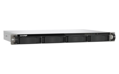 Qnap TS-433eU, 1U RACK, 4x 2.5"/3.5" SATA, ARM Cortex-A55 2,0GHz 4C, 4GB, 2x 2.5GbE, 2x USB 3.2, adapter 60W