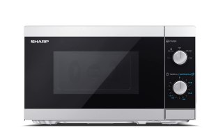 Kuchenka mikrofalowa SHARP YC-MS01E-S (800W; 20l; kolor srebrny) (WYPRZEDAŻ)