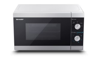 Kuchenka mikrofalowa SHARP YC-MS01E-S (800W; 20l; kolor srebrny) (WYPRZEDAŻ)