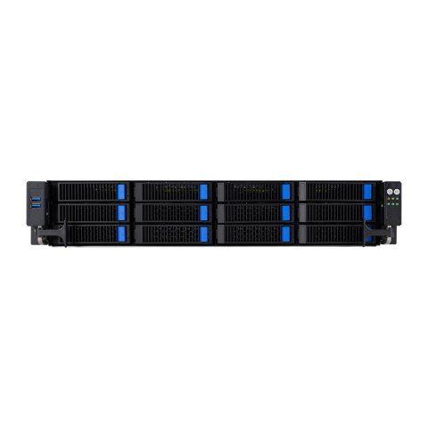 Platforma Asus Rack (2U) RS521A-E12-RS12U AMD Epyc 9005/9004 (12x NVMe/SATA HS, 2xM.2, 2x1Gbe, IPMI, 1+1 1600W)