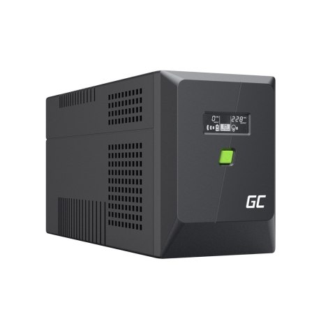 GREEN CELL UPS POWERPROOF 1400W/2000VA CZYSTA SINUSOIDA (WYPRZEDAŻ)