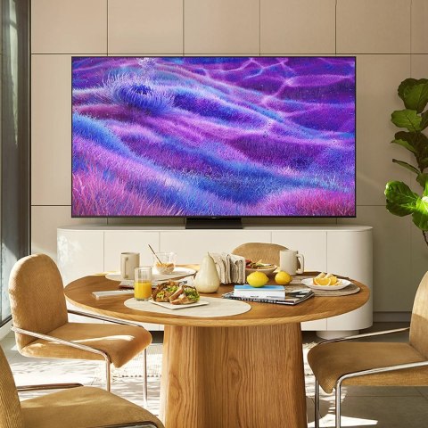 Telewizor Samsung QE55QN80FAUXXH Neo QLED 55'' 4K Ultra HD 144Hz Tizen Dolby Atmos Srebrny (MODEL 2025) (WYPRZEDAŻ)