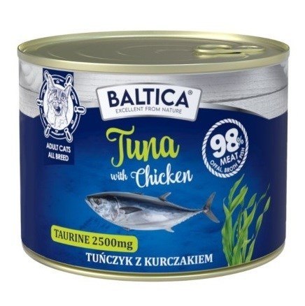 BALTICA EXCELLENT Karma mokra kot Tuna with Chicken (Tuńczyk z kurczakiem) 185g