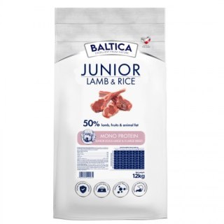 BALTICA NUTRACEUTIC Hypoallergenic Junior Lamb & Rice L / XL 12kg