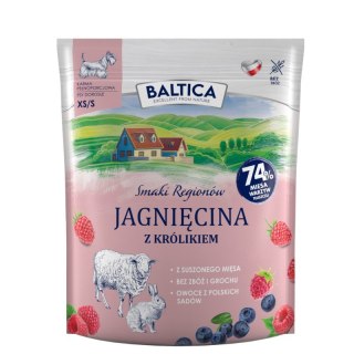 BALTICA SMAKI REGIONÓW Jagnięcina z królikiem XS / S 1kg (WYPRZEDAŻ)