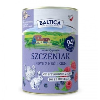 BALTICA SMAKI REGIONÓW Szczeniak Indyk-Królik 400g