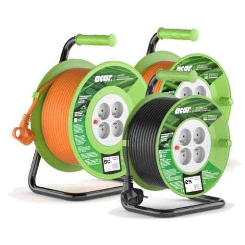Przedłużacz bębnowy Acar M01895 25m pomarańczowy
