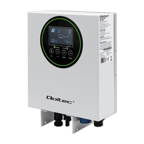 Inwerter solarny Qoltec Przetwornica do grzania wody ECO Solar Boost | MPPT | BYPASS | LCD | 3kW/4kW | Wi-Fi