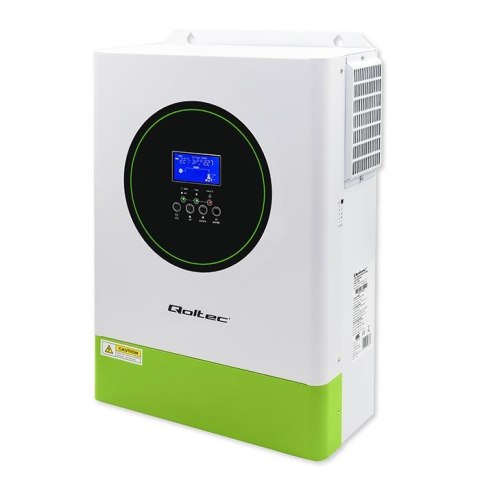 Inwerter solarny Qoltec modularny hybrydowy Off-Grid 6200W | 120A | 48V | MPPT | do 12 jednostek | BMS | Sinus | opcja Wi-Fi | P