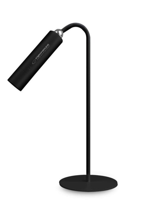 Lampka biurkowa LED Esperanza AGENA 3w1 czarna