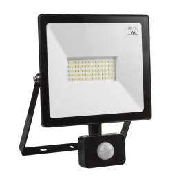 Naświetlacz LED z czujnikiem ruchu Maclean MCE650 WWW slim Warm White 50W, IP44