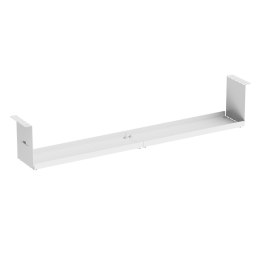 Organizer podbiurkowy na kable Maclean MC-107 W, kompaktowy, max. obciążenie 5kg, biały