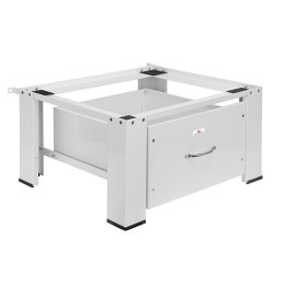Podstawa pod pralkę / suszarkę z szufladą Maclean MC-117 W, max. obciążenie 150kg, biała