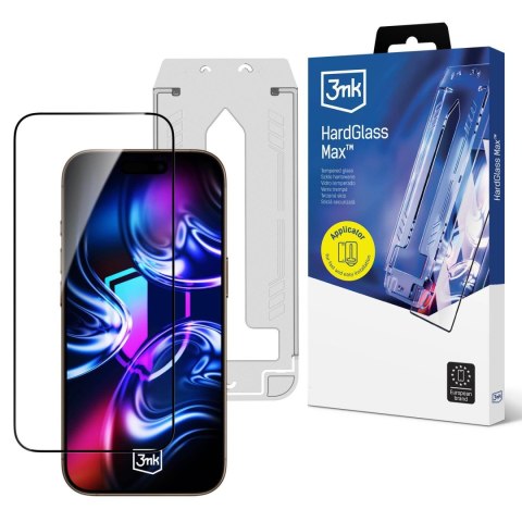 Szkło hartowane z ramką montażową do Apple iPhone 17 Pro Max - 3mk HardGlass Max