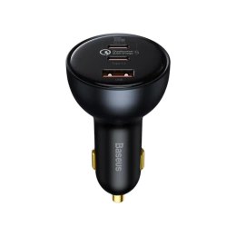 Ładowarka samochodowa Baseus TZCCZM-0G szybka 160W z gniazdem USB QC3.0 oraz 2x USB-C PD 3.0 PPS