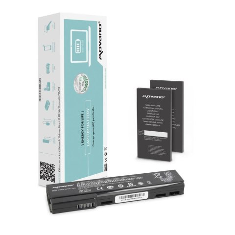 Bateria Movano do notebooka HP EliteBook 8460p, 8460w, 8470p, 8470w (10.8V-11.1V) (4400 mAh)