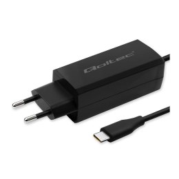 Ładowarka sieciowa Qoltec 90W GaN Super Fast | 5-20V | 3-4.5A | USB-C 3.1 | Laptop | Smartfon | Tablet