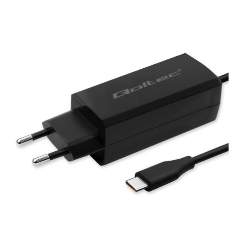 Ładowarka sieciowa Qoltec 90W GaN Super Fast | 5-20V | 3-4.5A | USB-C 3.1 | Laptop | Smartfon | Tablet