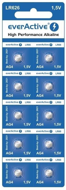 Baterie alkaliczne mini everActive G4 LR626 LR66 10 sztuk