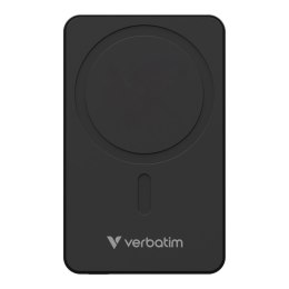Powerbank Verbatim Charge 'n' Go Essentials Magnetic Wireless 5000mAh USB-C PD 3.0 Black