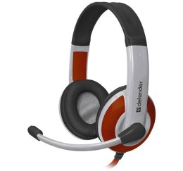 Słuchawki z mikrofonem Defender WARHEAD G-120 Gaming biało-czerwone + GRA