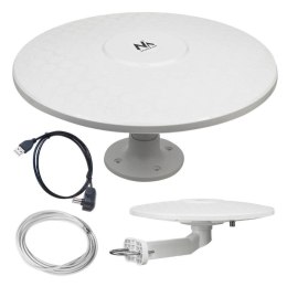 Antena TV DVB-T/T2 H.265 HEVC Maclean MCTV-947 aktywna wielokierunkowa camper