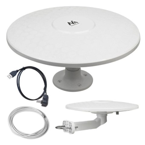 Antena TV DVB-T/T2 H.265 HEVC Maclean MCTV-947 aktywna wielokierunkowa camper