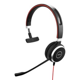 Słuchawki przewodowe z mikrofonem Jabra Evolve 40 MS Mono, USB-A czarne