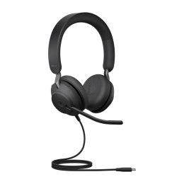 Słuchawki przewodowe z mikrofonem Jabra Evolve2 40 USB-C MS Stereo