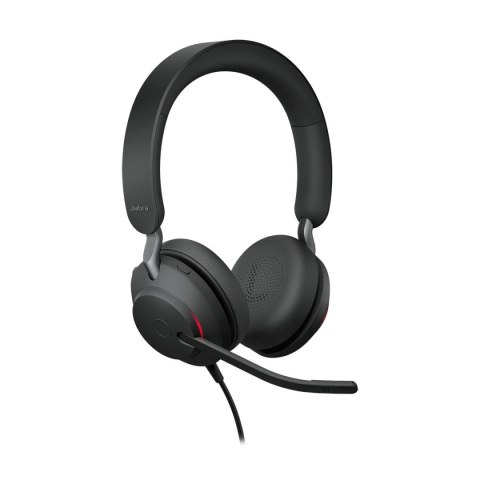 Słuchawki z mikrofonem Jabra Evolve2 40 USB-A UC Stereo przewodowe