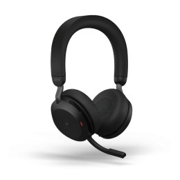 Słuchawki z mikrofonem Jabra Evolve2 75 Link380a MS Stereo Czarne bezprzewodowe